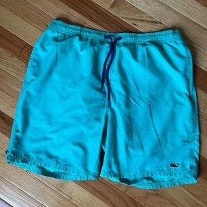 Men’s Vineyard Vine Swim Shorts - Solid Blue